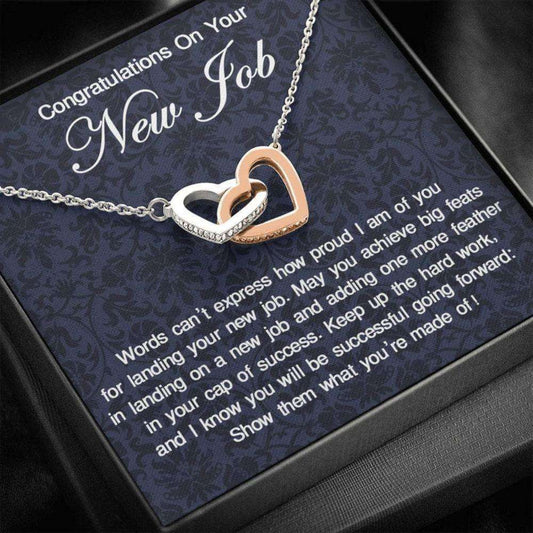 New Job Gift For Her, Necklace Congratulations With New Job, Congratulations Gift, New Job Present, Good Luck Rakva