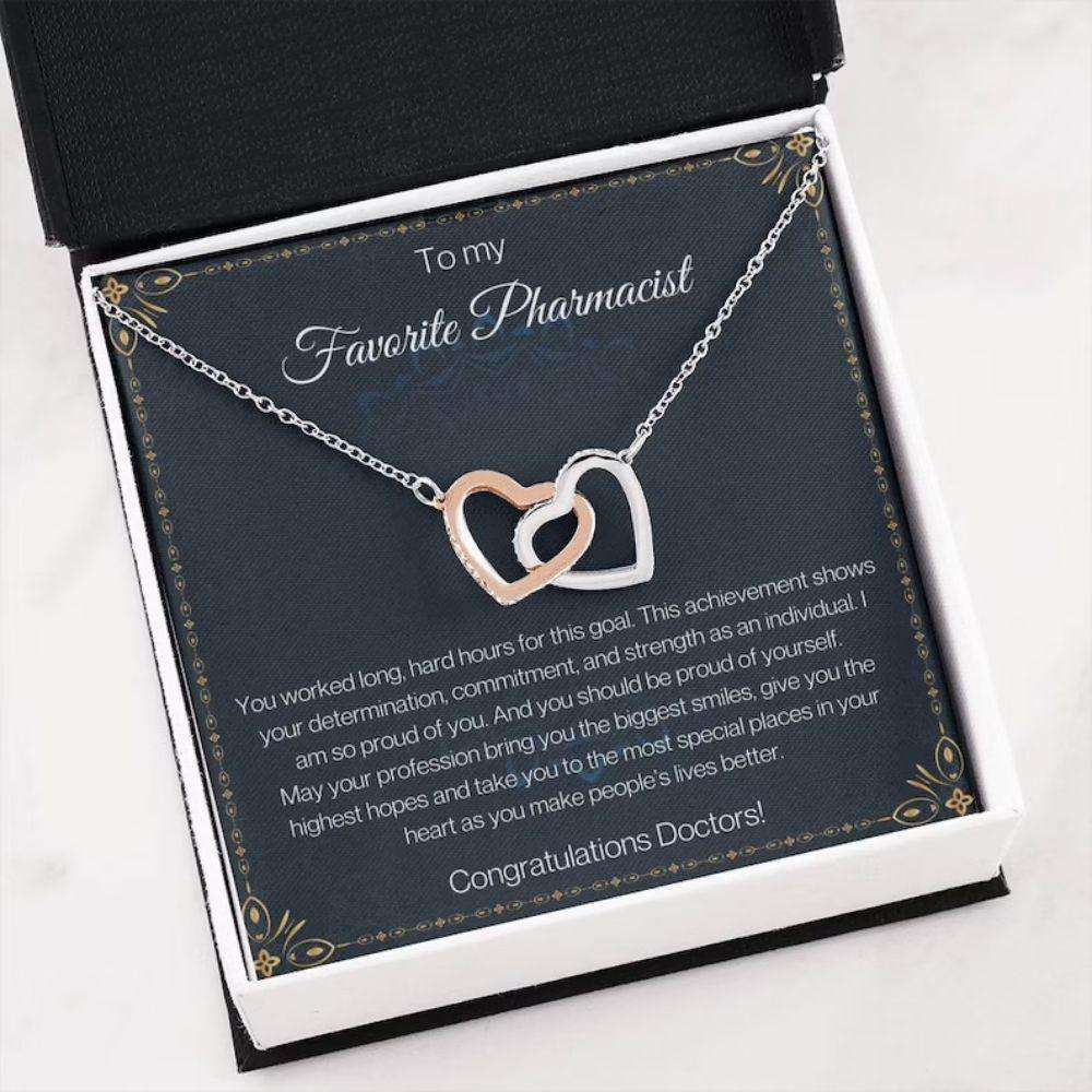 New Pharmacist Necklace, Pharmacist Graduation Gift, Gift For New Woman Pharmacist Rakva