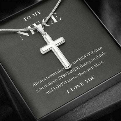 Niece Necklace, To My Niece Necklace, Always Remember You Are Loved, Gift For Niece, Present From Aunt Gifts For Goddaughter / Godson Necklace Rakva