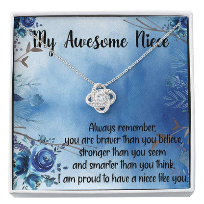 Niece Necklace, To My Niece Necklace Gift, Necklace For Niece, Birthday Necklace For Niece, Gift From Aunt Custom Necklace Gifts for Niece Rakva