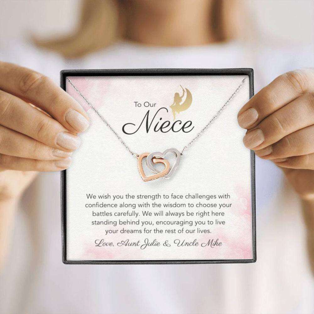 Niece Necklace, To Our Niece Necklace, Aunt Niece Necklace, Niece Birthday Gift, Graduation Gift Gifts For Goddaughter / Godson Necklace Rakva