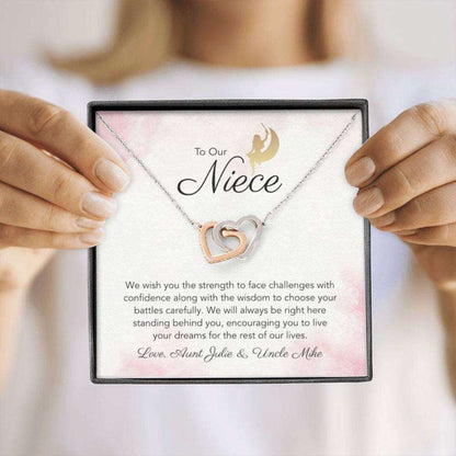 Niece Necklace, To Our Niece Necklace, Aunt Niece Necklace, Niece Birthday Gift, Graduation Gift Gifts For Goddaughter / Godson Necklace Rakva
