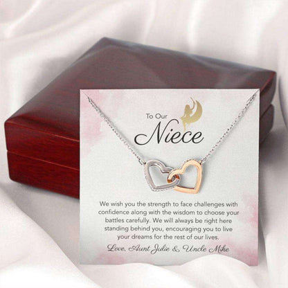 Niece Necklace, To Our Niece Necklace, Aunt Niece Necklace, Niece Birthday Gift, Graduation Gift Gifts For Goddaughter / Godson Necklace Rakva