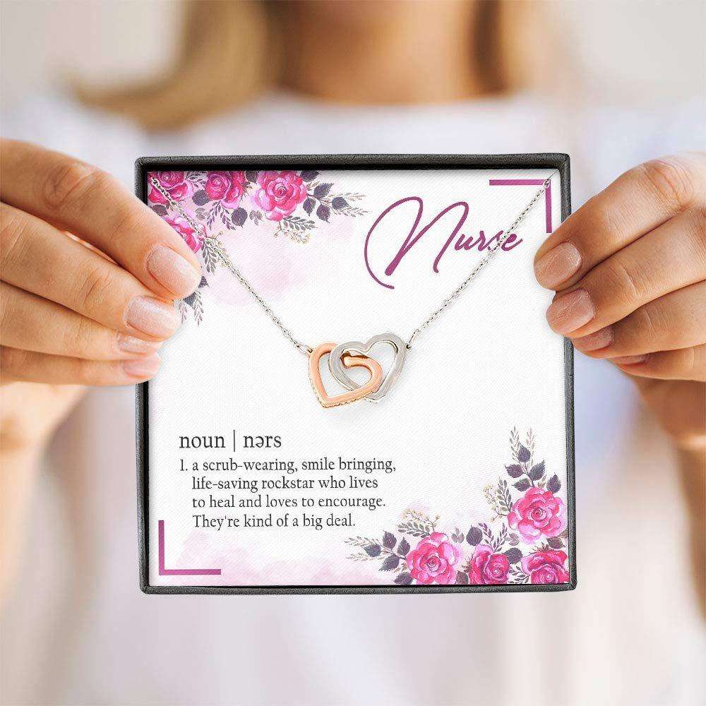 Nurse Appreciation Gift Necklace “ Necklace For Nurse “ Necklace With Gift Box For Birthday Christmas Rakva