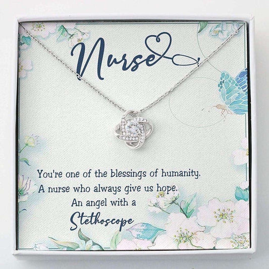 Nurse Necklace “ Gifts For Nurse Necklace “ Love Knots Rakva