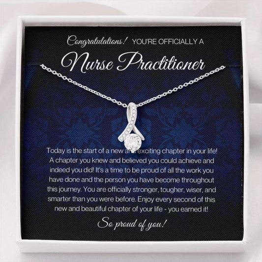 Nurse Practitioner Graduation Necklace Gift, Gift For Nurse Practitioner Necklace Rakva