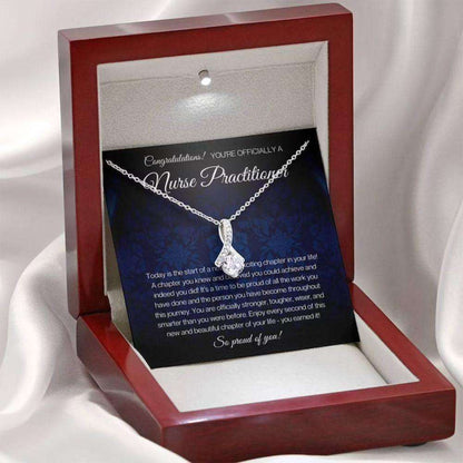 Nurse Practitioner Graduation Necklace Gift, Gift For Nurse Practitioner Necklace Rakva