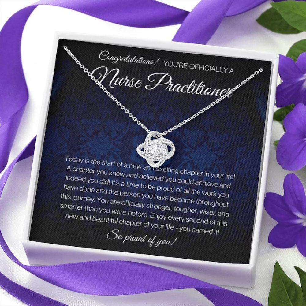 Nurse Practitioner Graduation Necklace Gift, Gift For Nurse Practitioner Rakva