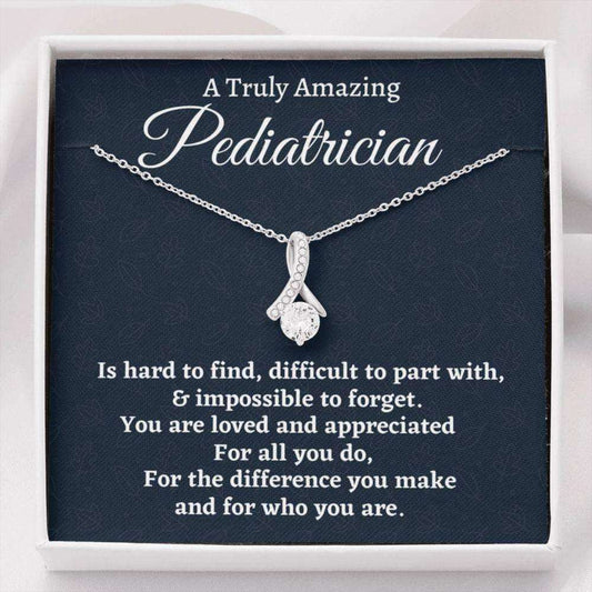 Pediatrician Necklace Gift, Appreciation Gift For A Pediatrician, Love Knot Necklace, Pediatrician Gift Rakva