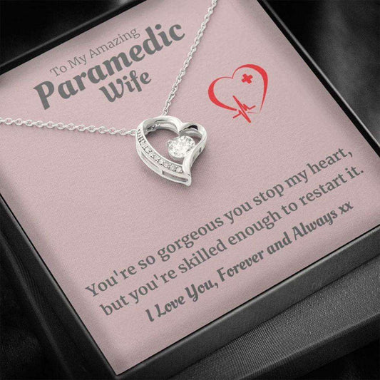 Personalized Necklace Paramedic Gift, First Responder Gift Custom Name Necklace Rakva