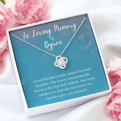 Pesonalized Necklace Custom Name Card In Loving Memory Of Your Husband Rakva