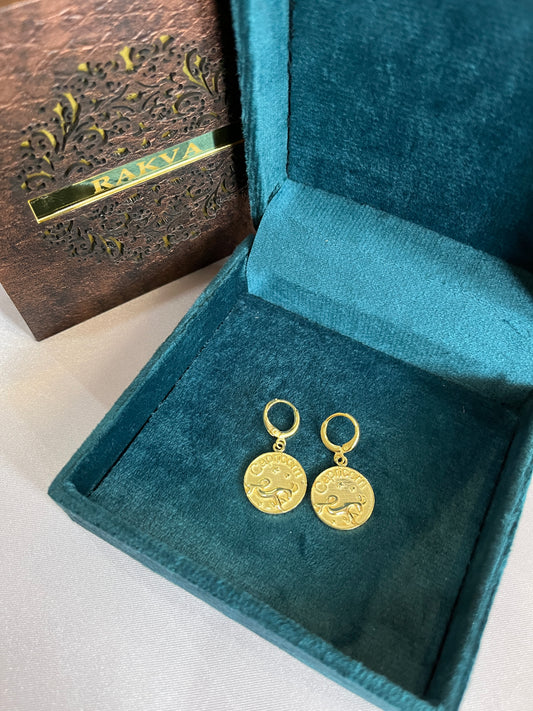 Capricorn 925 Sterling Silver Earrings – Ambitious Zodiac Jewelry | Rakva