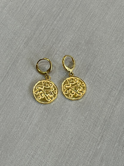 Leo 925 Sterling Silver Earrings – Radiant Zodiac Jewelry | Rakva
