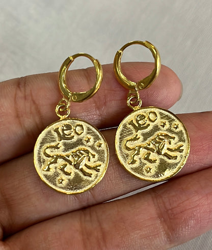Leo 925 Sterling Silver Earrings – Radiant Zodiac Jewelry | Rakva