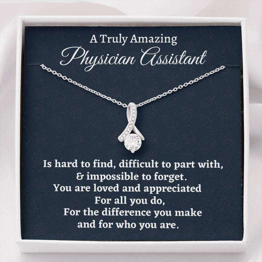Physician Assistant Necklace Gift, Appreciation Gift For A Physician Assistant, Love Knot Necklace, Physician Assistant Gift Rakva