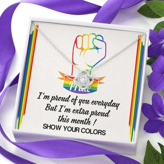 Pride Month Necklace Gift, Lgbt Necklace, Transgender Pride, Gay Pride, Lesbian Pride, Love Is Love Necklace, Bisexual Gift Rakva
