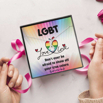 Pride Month Necklace Gift, Lgbtq Gift, Lgbtq Pride, Gift For Transgender, Lesbian Gifts, Lesbian Girlfriend Gift, Lesbian Pride Rakva
