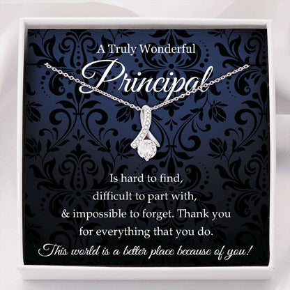 Principal Necklace, Principal Gift, Principal Appreciation Gift For Principal Retirement Gift Ideas, End Of Year Gift Rakva
