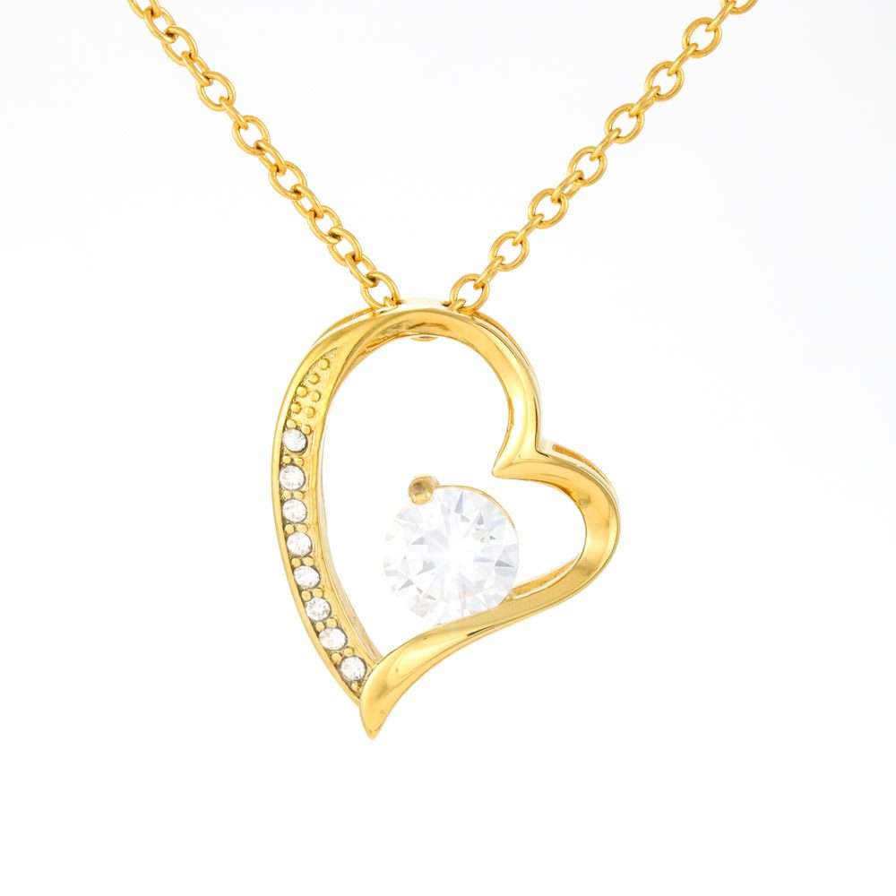 Rakva 925 Silver Forever Heart Gold | Necklace For Self Women & Girls | With Certificate Of Authenticity For Self Rakva