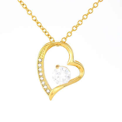 Rakva 925 Silver Forever Heart Gold | Necklace For Self Women & Girls | With Certificate Of Authenticity For Self Rakva