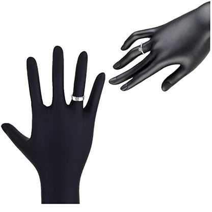 Rakva Couple Zirconia 92.5 Sterling Silver Round Solitaire Rings Gift For Male And Female For Self Rakva