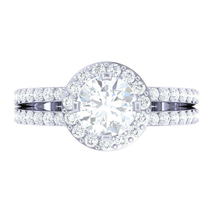 Rakva Zirconia 92.5 Sterling Silver Round Solitaire Ring Gift For Women And Girls For Self Rakva