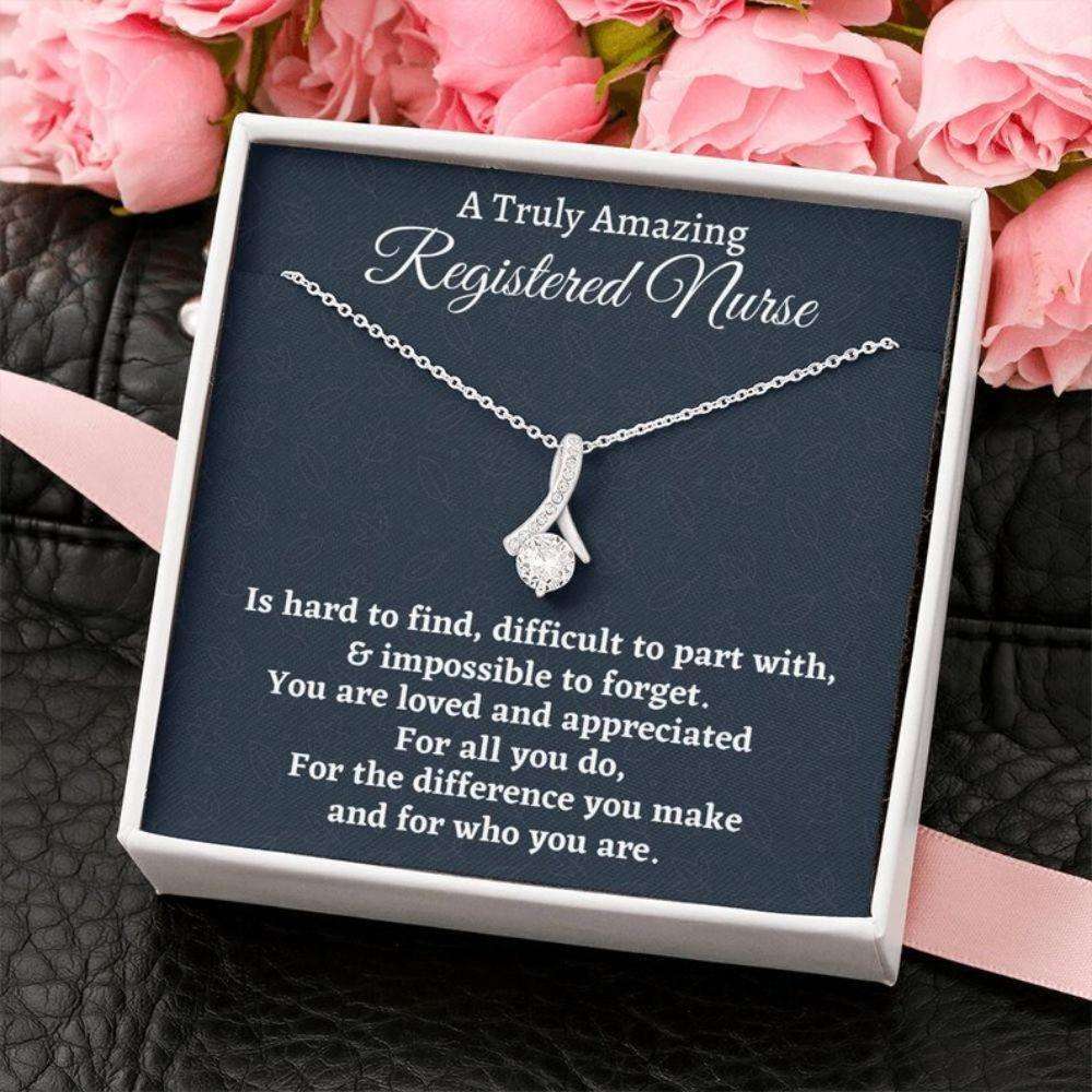 Registered Nurse Necklace Gift, Appreciation Gift For A Registered Nurse, Love Knot Necklace, Nurse Gift Gifts For Friend Rakva