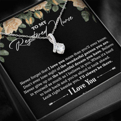 Registered Nurse Necklace Gift, Nursing Appreciation Gift, Nurse Graduation Gift, Birthday Necklace, Christmas Necklace For Registered Nurse Rakva