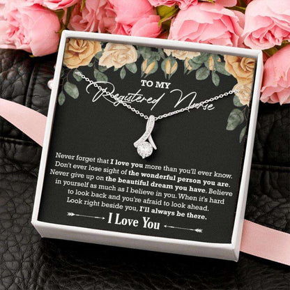 Registered Nurse Necklace Gift, Nursing Appreciation Gift, Nurse Graduation Gift, Birthday Necklace, Christmas Necklace For Registered Nurse Rakva