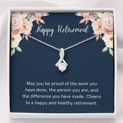 Retirement Necklace Gift “ Appreciation Gift, Retirement Coworker Necklace Rakva
