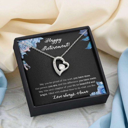 Retirement Necklace, Retirement Gift For Co-Worker, Retirement Gift For Women, Necklace For Retirement Party, Best Retirement Gift For Mom Rakva