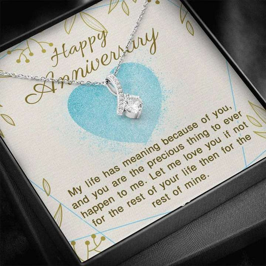 Romantic Anniversary Gift For Wife - 925 Sterling Silver Pendant For Karwa Chauth Rakva