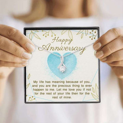 Romantic Anniversary Gift For Wife - 925 Sterling Silver Pendant For Karwa Chauth Rakva