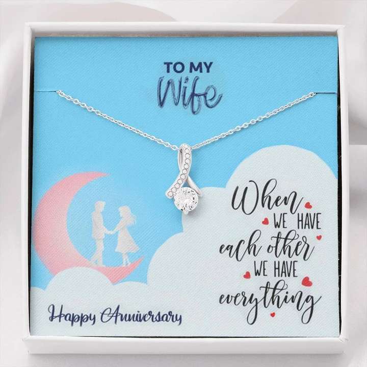 Romantic Wedding Anniversary Gift For Wife - 925 Sterling Silver Pendant For Karwa Chauth Rakva