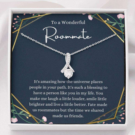 Roommate Necklace Gift, College Roommate, Roommate Necklace, Dorm Mate Gift Rakva