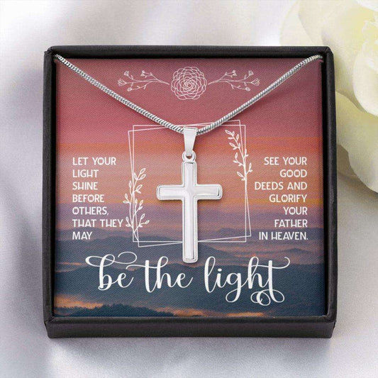 Sister Necklace, Be The Light Inspirational Necklace, Church Gift, Secret Sister Gift, Religious Gift Rakva