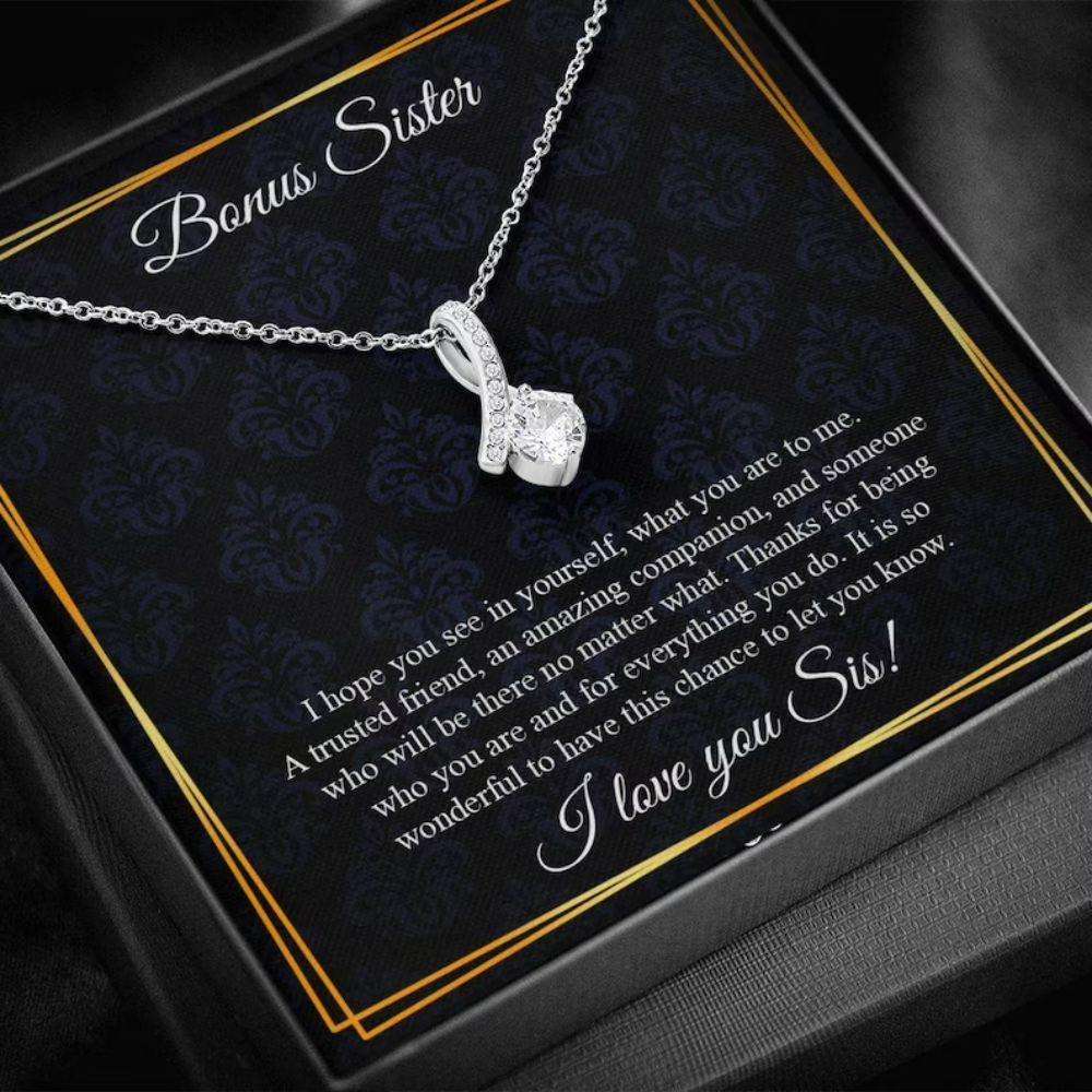 Sister Necklace, Bonus Sister Necklace, Bonus Sister Gift, Gift For Friend, Gift For Bonus Sister Rakva