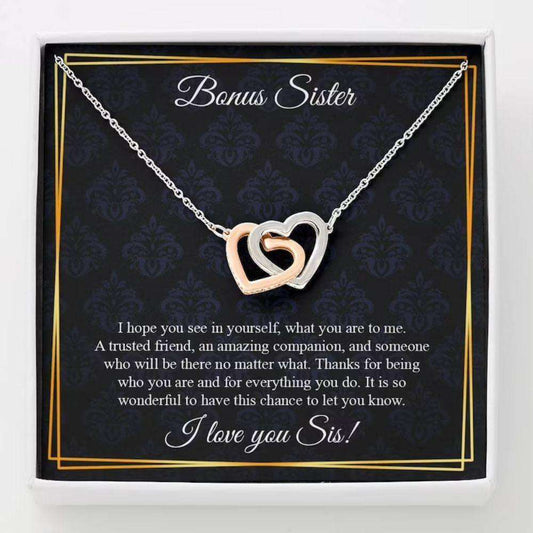 Sister Necklace, Bonus Sister Necklace, Bonus Sister Gift, Gift For Friend, Gift For Bonus Sister Rakva