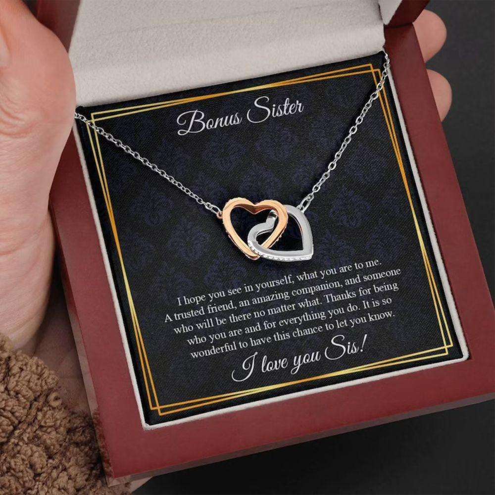 Sister Necklace, Bonus Sister Necklace, Bonus Sister Gift, Gift For Friend, Gift For Bonus Sister Rakva