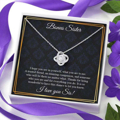 Sister Necklace, Bonus Sister Necklace, Bonus Sister Gift, Gift For Friend, Gift For Bonus Sister Rakva