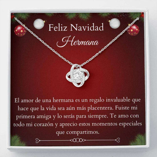 Sister Necklace, Hermana Regalo Navidad “ Latina Sister Gift “ Hermana Joyas Navidad “ Dulce Collar Hermana “ Spanish Sister Necklace Gifts For Friend Rakva
