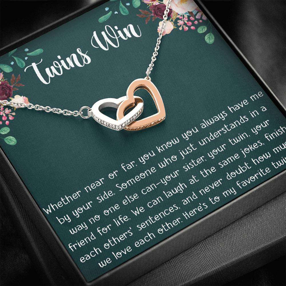 Sister Necklace, My Twin Gift Necklace For Twin Sister, Twin Girl, Show Your Twin Love Gifts For Friend Rakva