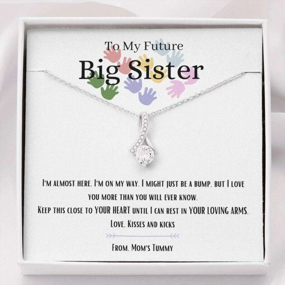 Sister Necklace, New Sister Necklace, Gift For Future Big Sister, Soon To Be Sister Rakva