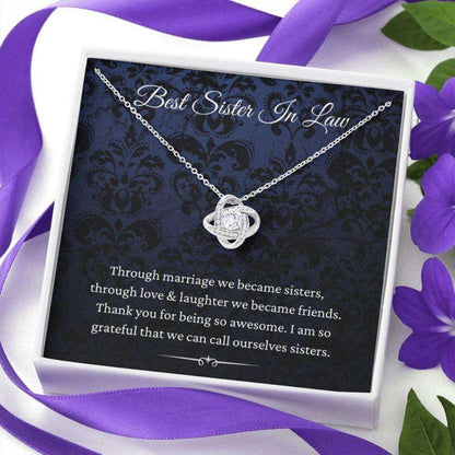 Sister Necklace, Sister-In-Law Necklace, Gift For Sister-In-Law, Birthday Christmas Gifts Gifts For Friend Rakva