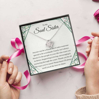 Sister Necklace, Soul Sister Necklace, Gift For Bonus Sister, Sister In Law, Adoptive Sister, Step Sister, Bff Gifts For Friend Rakva