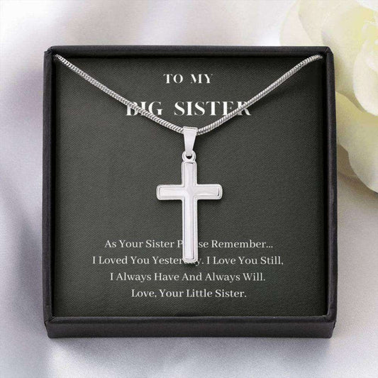 Sister Necklace, To My Big Sister Necklace, Always Will Love You, Birthday Gift For Sister Rakva