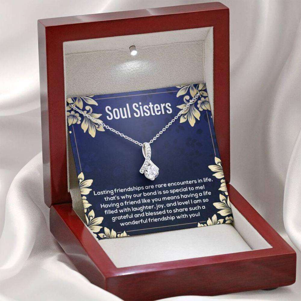 Sister Necklace, To My Soul Sister Necklace, Gift, Birthday Gift For Best Friend Bestie Bff Soul Sister Rakva