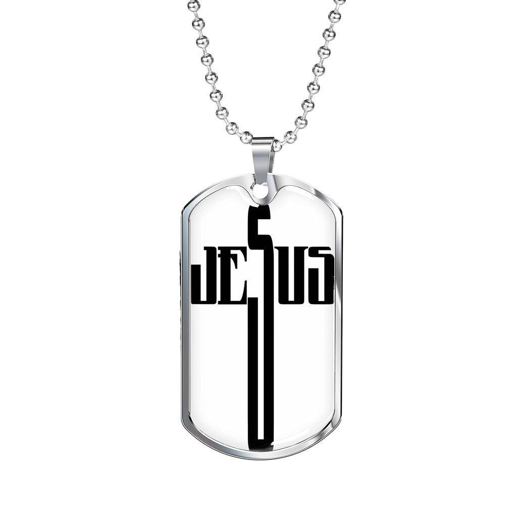 Son Dog Tag, Custom Luxury Christian Dog Tag Military Chain Necklace For Son Dog Tag Gifts For Son Rakva