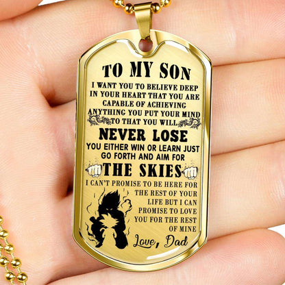 Son Dog Tag, Custom Picture Dog Tag For Son, Gift For Son, Son Necklace, Father And Son Dog Tag-13 Gifts For Son Rakva