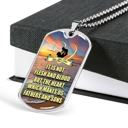 Son Dog Tag, Custom Picture Dog Tag For Son, Gift For Son, Son Necklace, Father And Son Dog Tag-151 Gifts For Son Rakva